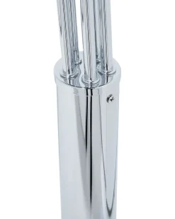 Gulvlampe FLINDERS Justerbar Metal Sølv