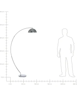 Gulvlampe KAMA Metal Sølv