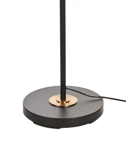 Gulvlampe LENNON Justerbar Metal Sort