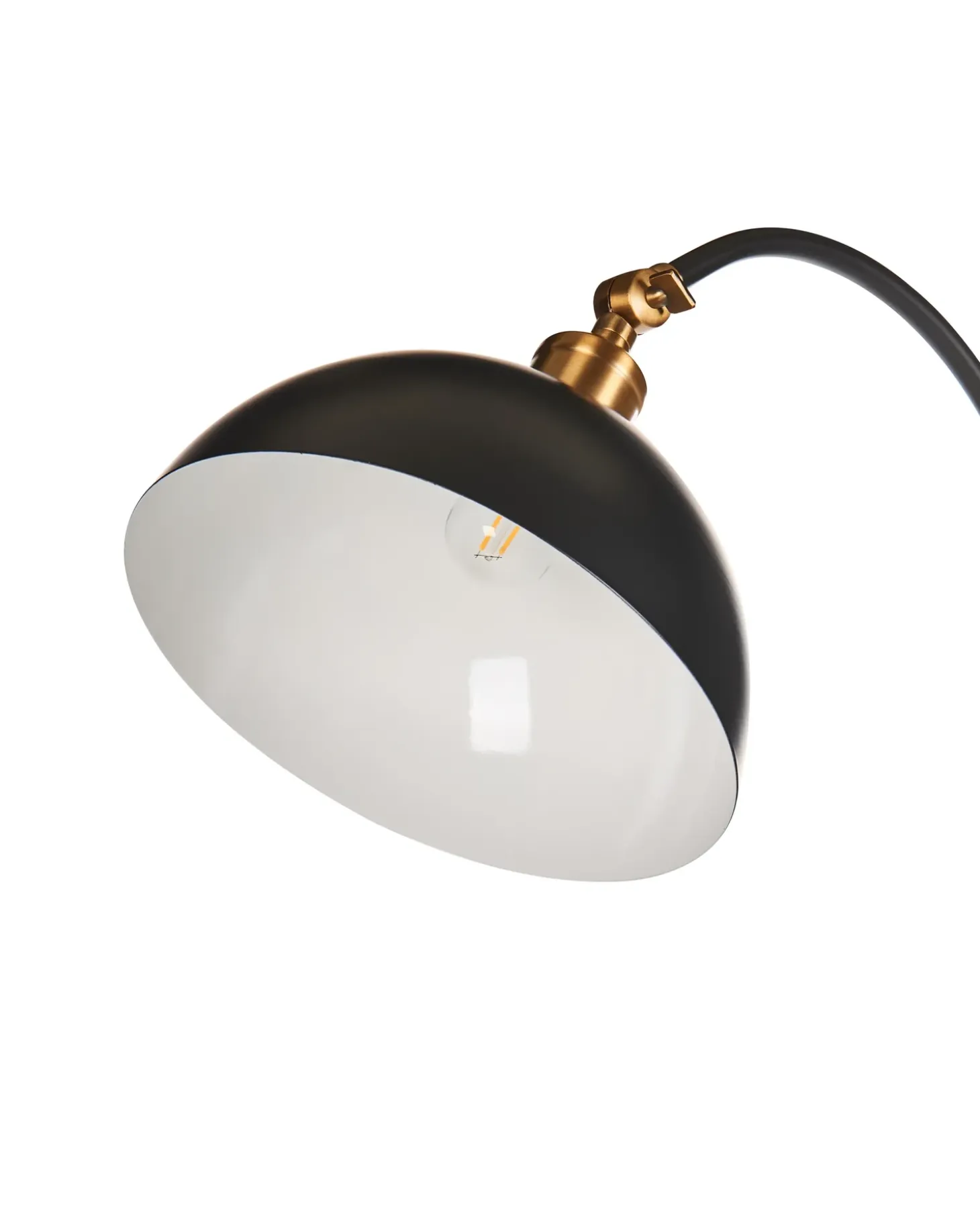 Gulvlampe LENNON Justerbar Metal Sort