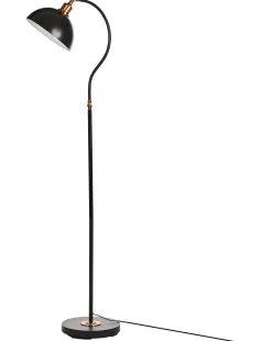 Gulvlampe LENNON Justerbar Metal Sort