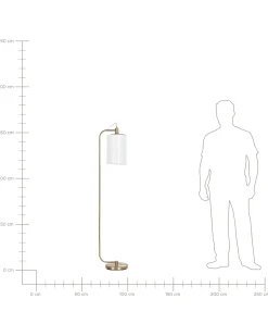 Gulvlampe LIBERIA Metal Kobber