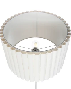 Gulvlampe LOURENS Metal Cremehvid