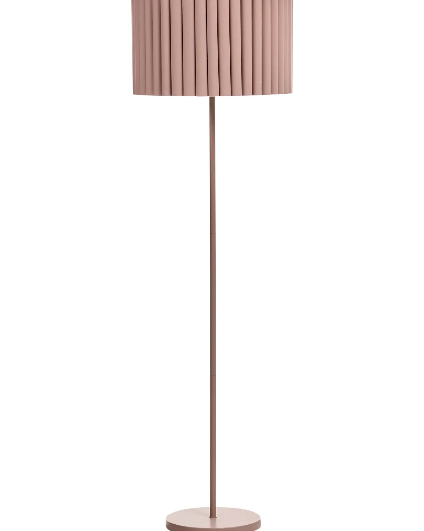 Gulvlampe LOURENS Metal Lysebrun