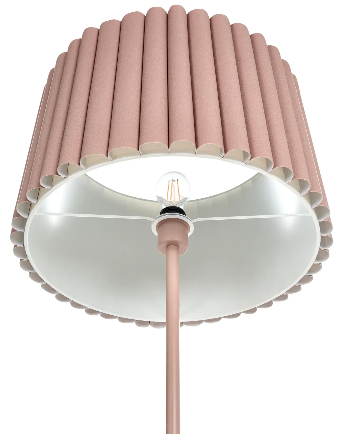 Gulvlampe LOURENS Metal Lysebrun