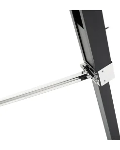 Gulvlampe MADEIRA Fyretræ Sort