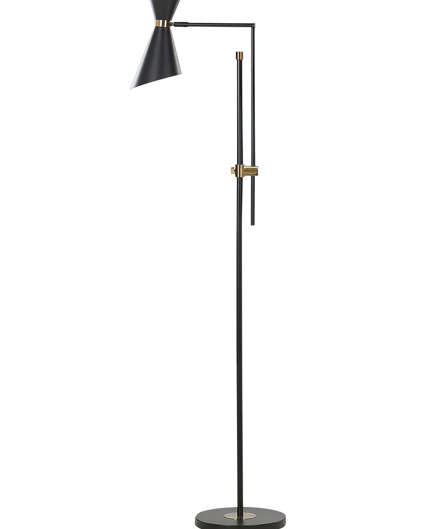 Gulvlampe MELAWI Metal Sort