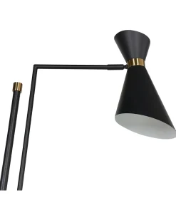 Gulvlampe MELAWI Metal Sort