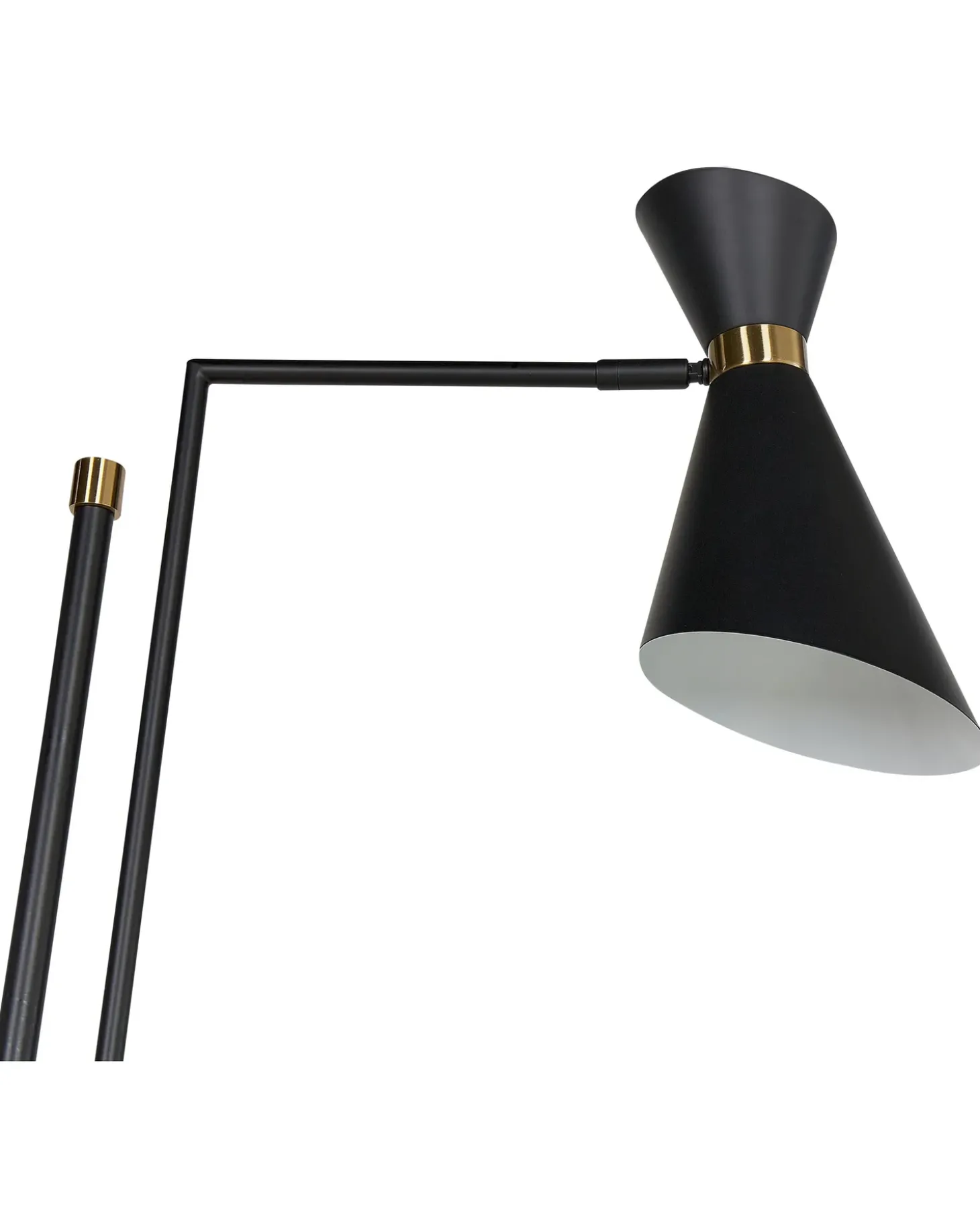 Gulvlampe MELAWI Metal Sort