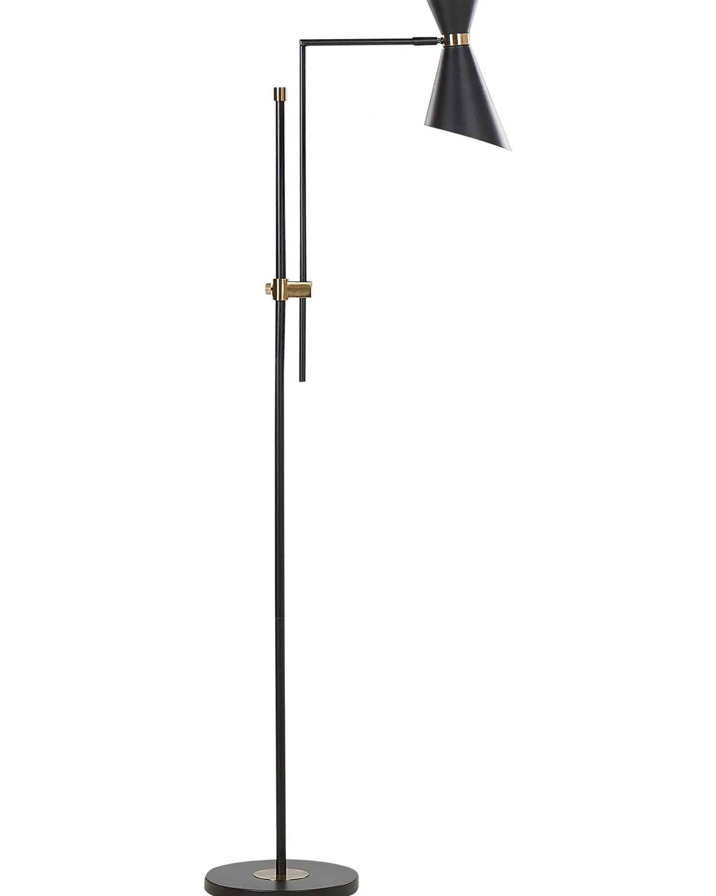 Gulvlampe MELAWI Metal Sort