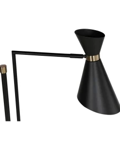 Gulvlampe MELAWI Metal Sort