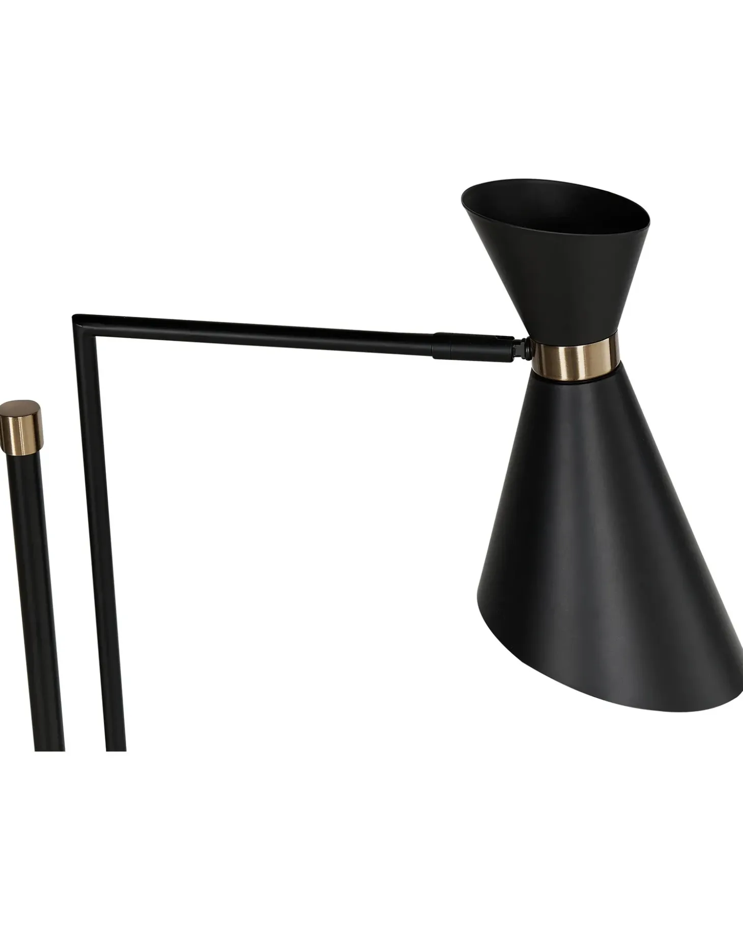 Gulvlampe MELAWI Metal Sort