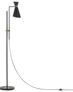 Gulvlampe MELAWI Metal Sort