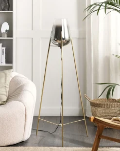 Gulvlampe MENA Metal Guld