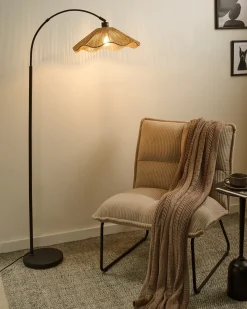 Gulvlampe MIGORI Papir Naturlig
