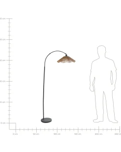 Gulvlampe MIGORI Papir Naturlig