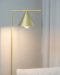 Gulvlampe MOCAL Metal Guld