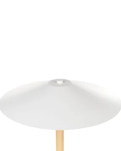 Gulvlampe MOPPY Egetræ Hvid
