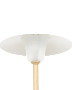 Gulvlampe MOPPY Egetræ Hvid