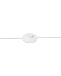 Gulvlampe NITRA Egetræ Hvid