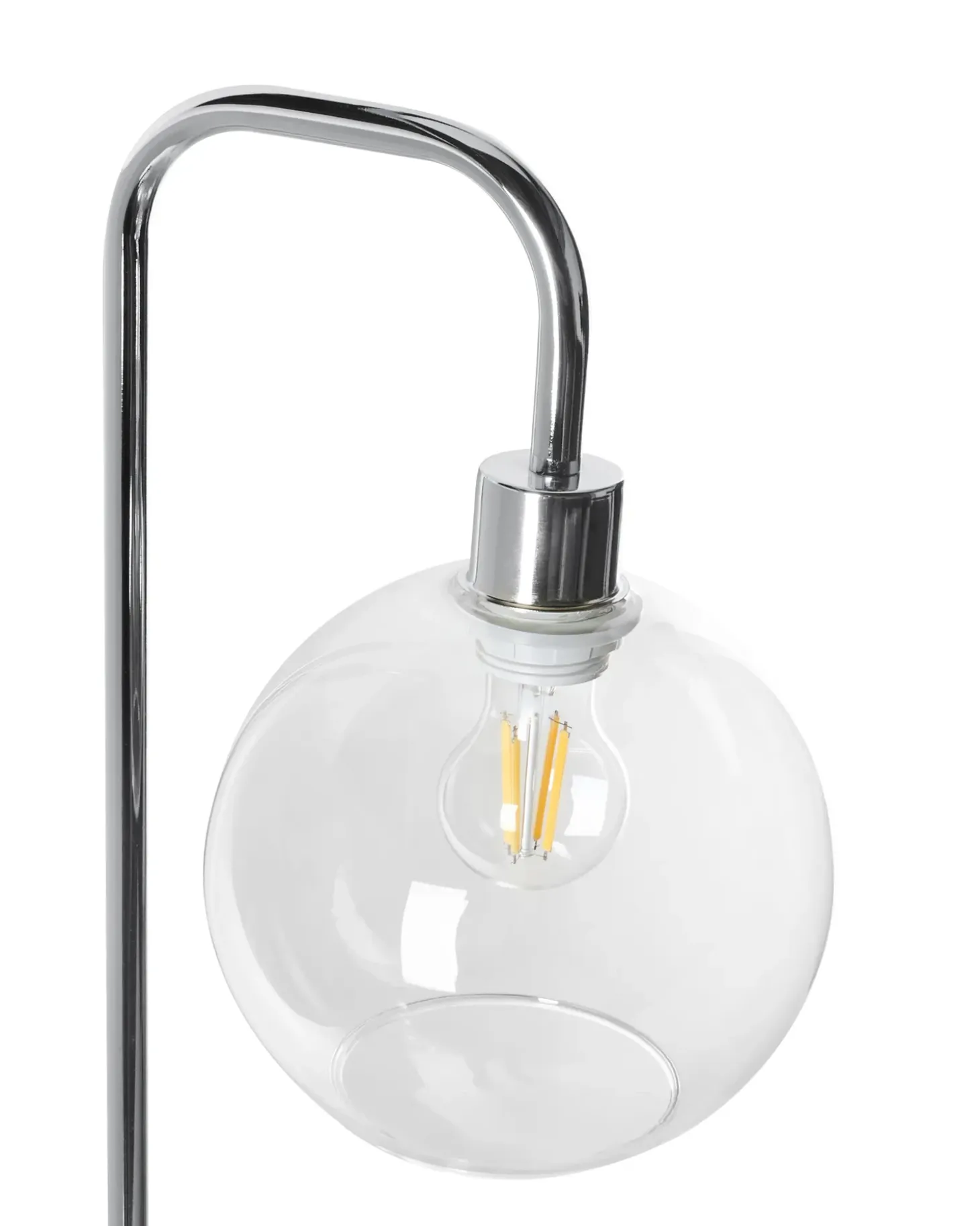 Gulvlampe OKAVANGO Metal Sølv