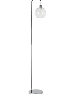 Gulvlampe OKAVANGO Metal Sølv