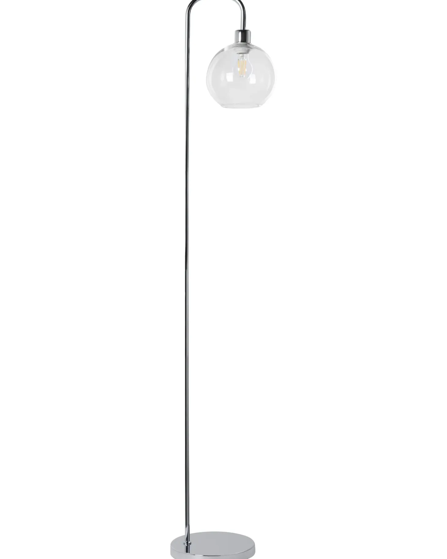 Gulvlampe OKAVANGO Metal Sølv