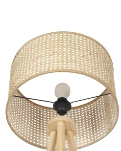Gulvlampe PENTON Rattan Naturlig