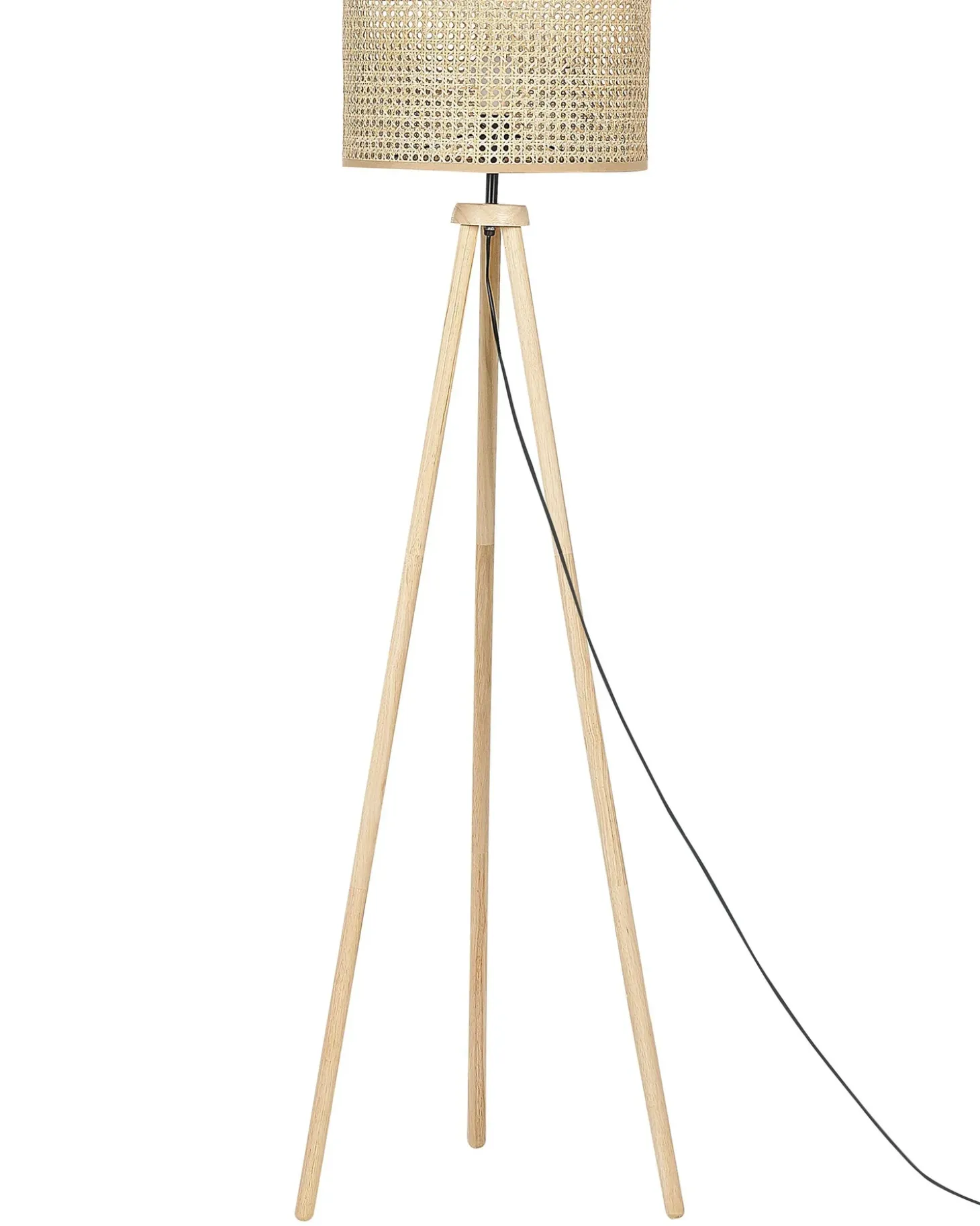 Gulvlampe PENTON Rattan Naturlig