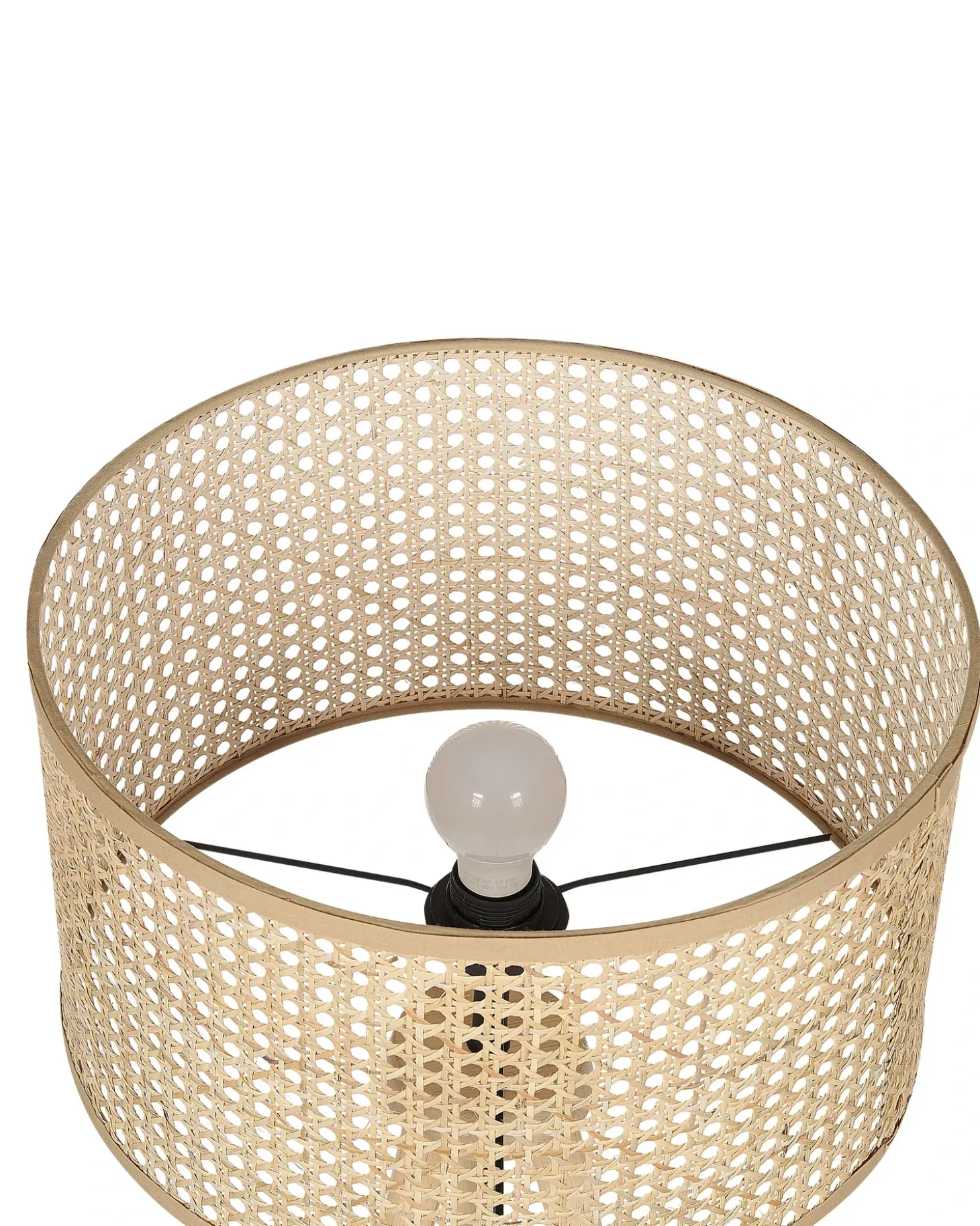 Gulvlampe PENTON Rattan Naturlig