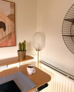 Gulvlampe PORTERO Metal Guld