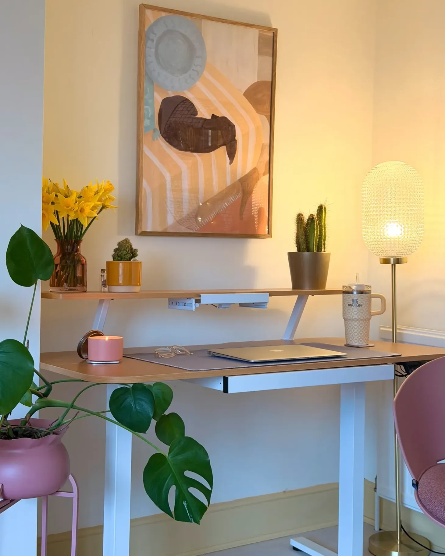 Gulvlampe PORTERO Metal Guld