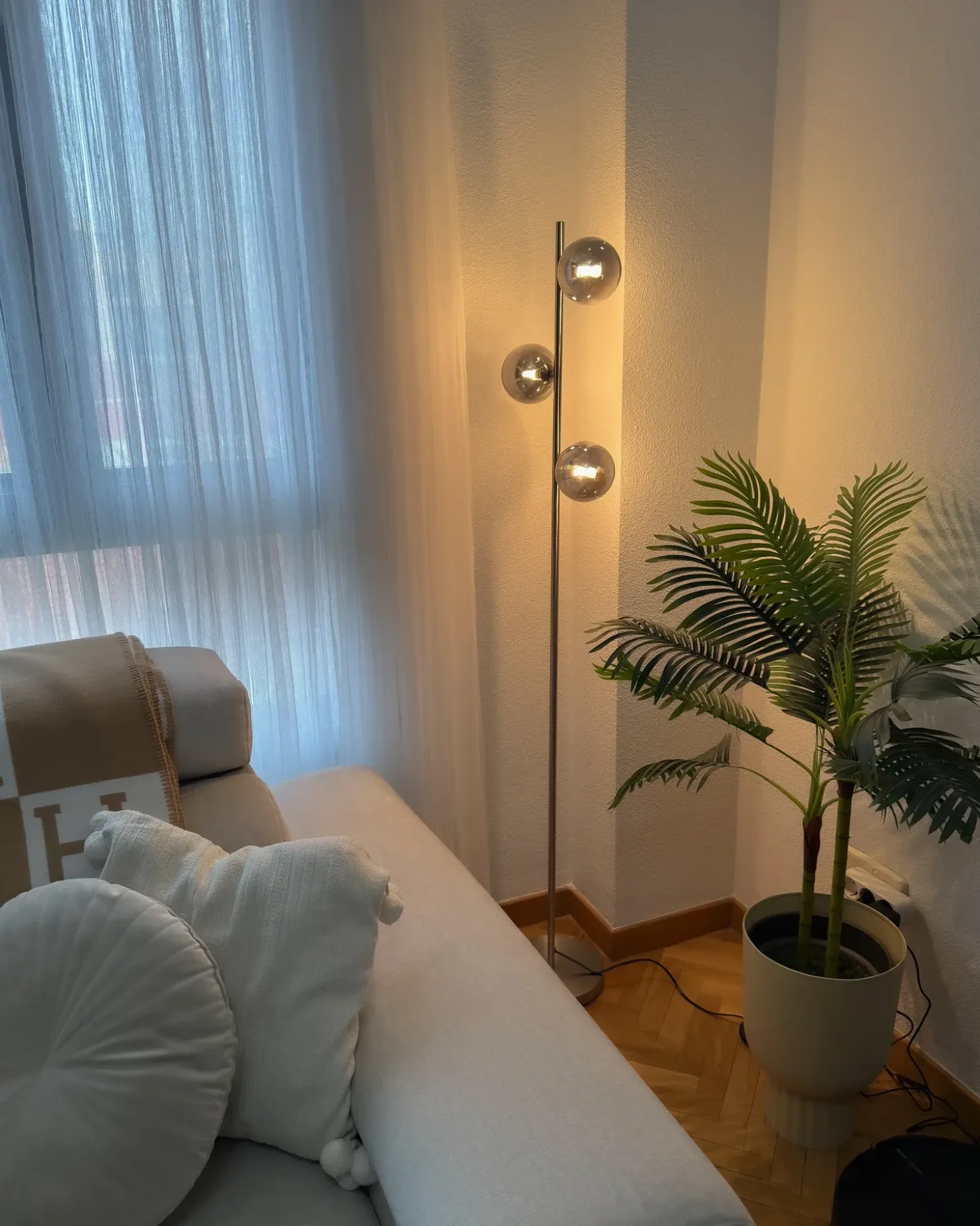 Gulvlampe RAMIS Metal Sølv