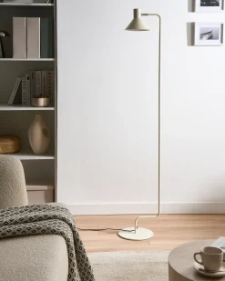 Gulvlampe RIMAVA Metal Cremehvid