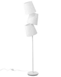 Gulvlampe RIO GRANDE Metal Cremehvid