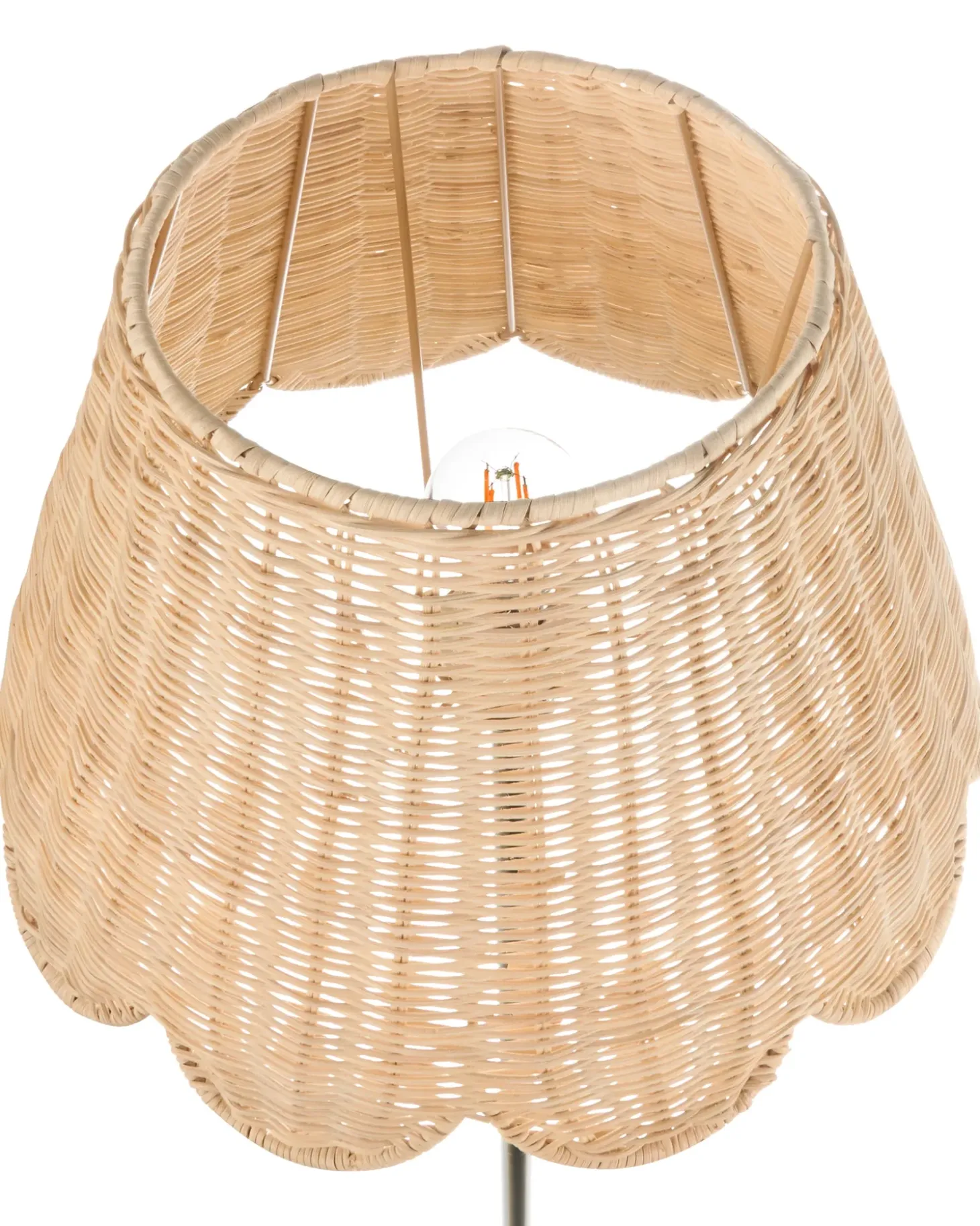 Gulvlampe SALM Rattan Naturlig
