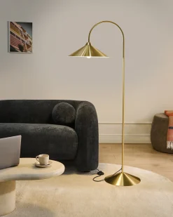 Gulvlampe SAVEGRE Metal Guld