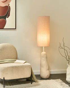 Gulvlampe SELB Keramik Lys Beige