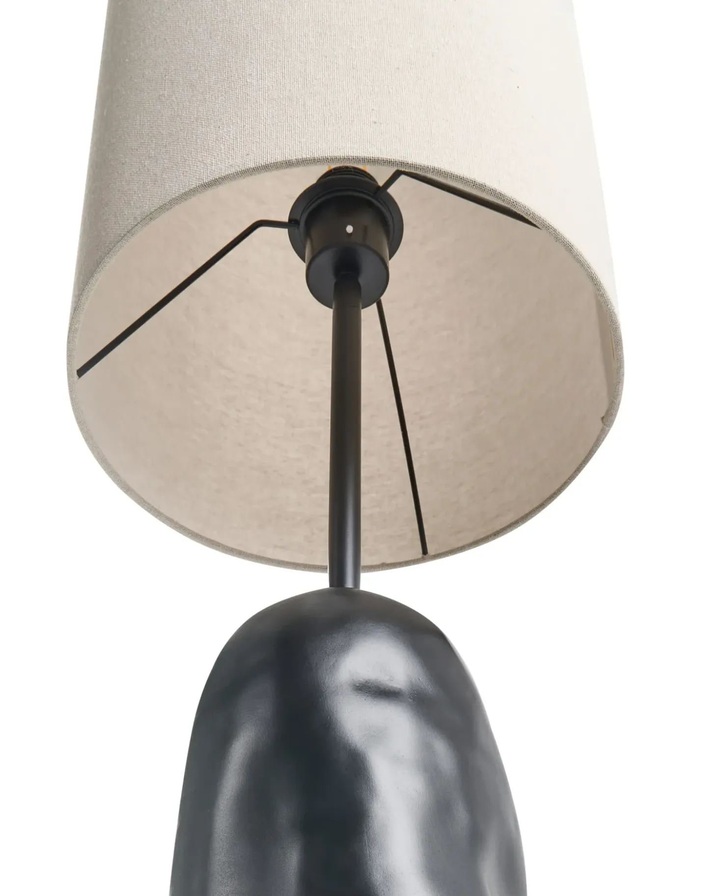Gulvlampe SELB Keramik Sort