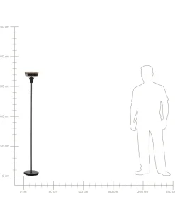 Gulvlampe TALPARO Metal Sølv