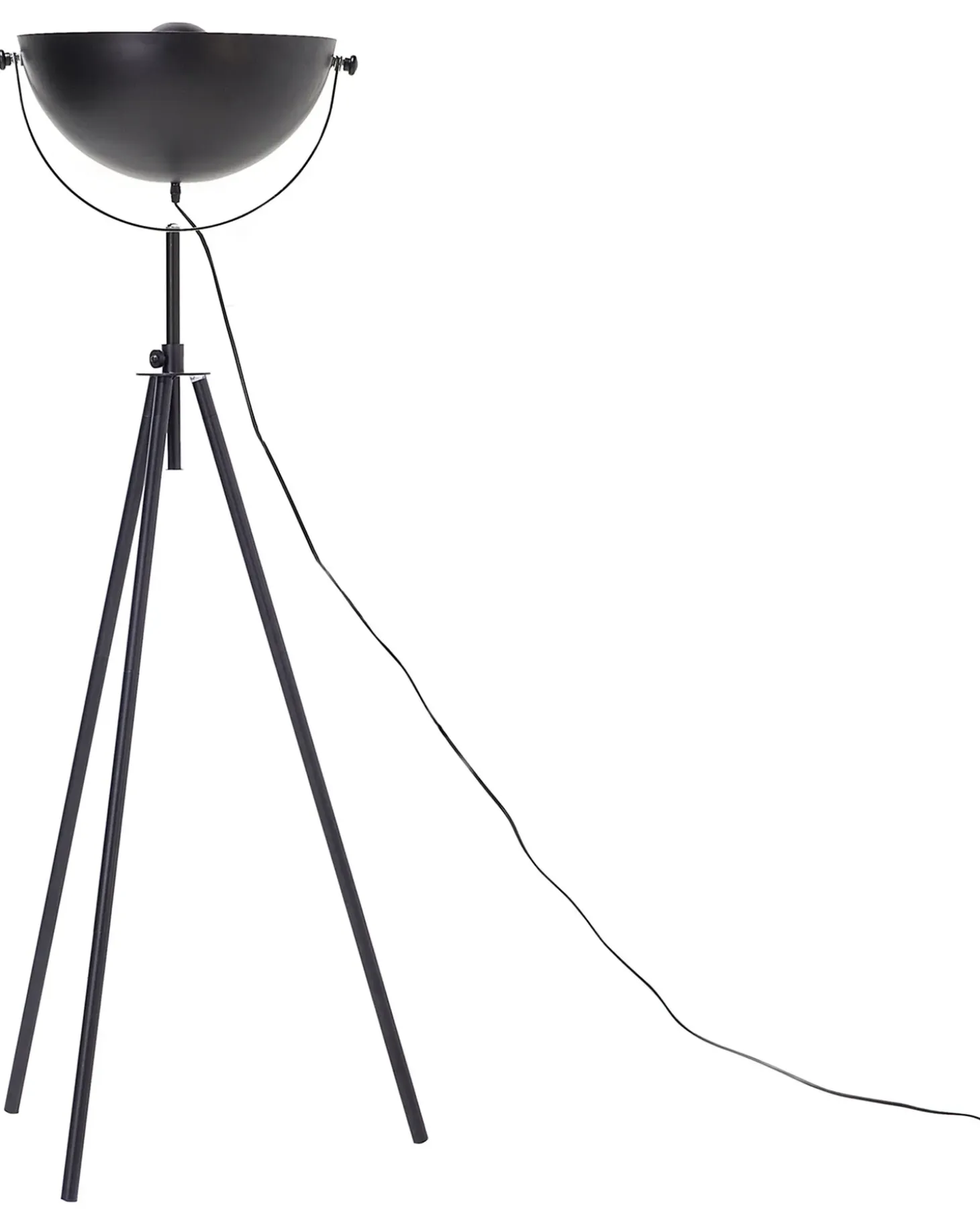 Gulvlampe THAMES Metal Sort