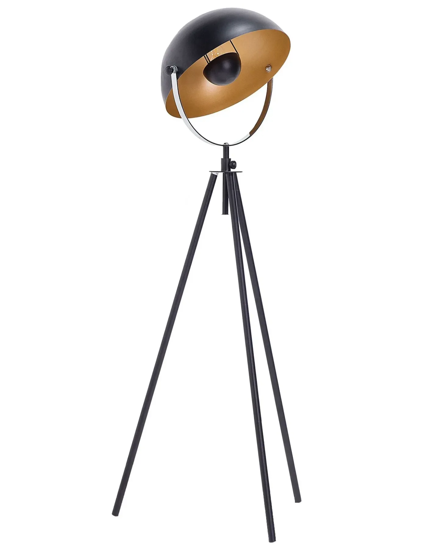 Gulvlampe THAMES Metal Sort