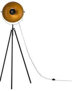 Gulvlampe THAMES Metal Sort