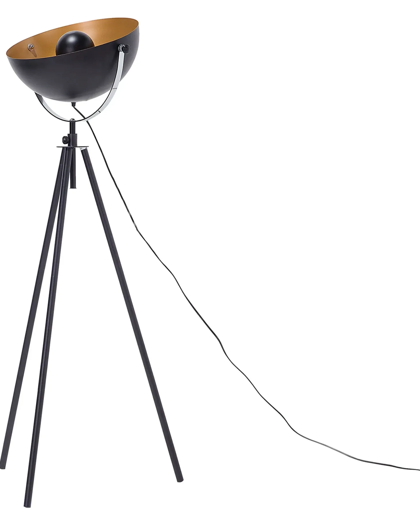 Gulvlampe THAMES Metal Sort