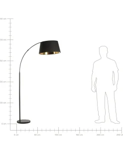 Gulvlampe YABUS Metal Sort