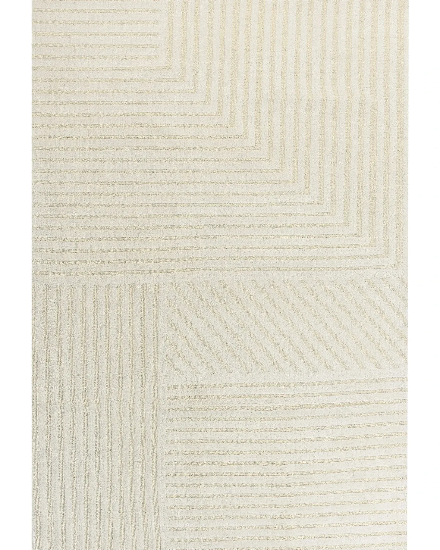 Gulvtæppe ABEGUM Beige 200 x 300 cm Uld