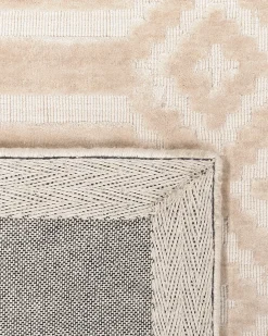 Gulvtæppe ADATEPE Beige 140 x 200 cm Viskose