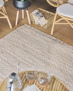Gulvtæppe AFRIN Beige 140 x 200 cm Jute