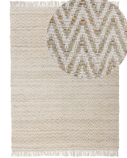 Gulvtæppe AFRIN Beige 140 x 200 cm Jute