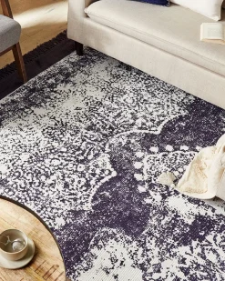 Gulvtæppe AKARSU Lilla 160 x 230 cm Viskose